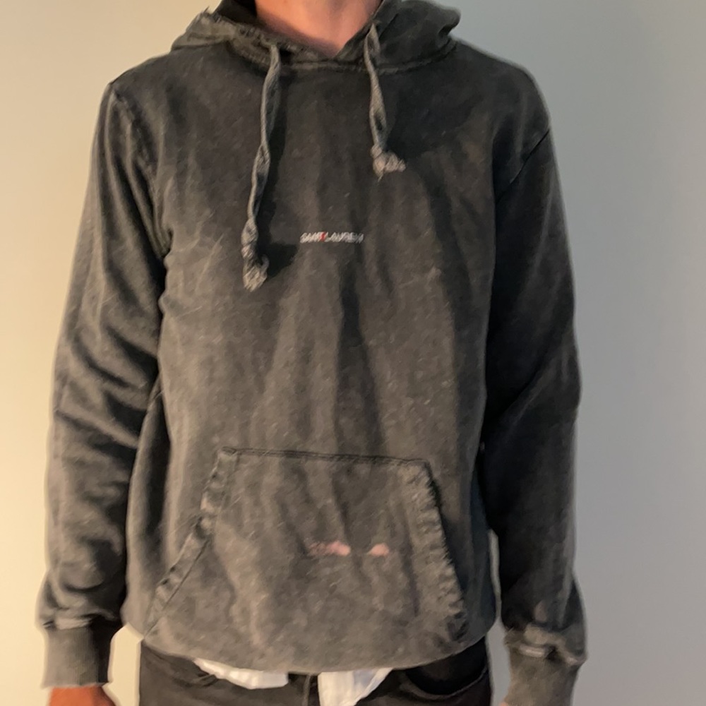 Saint Laurent grey hoodie